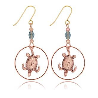 Sea Turtle Ring & Bead Earrings