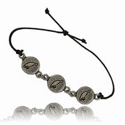 Manatee Round Triple Adjustable Bracelet