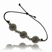 Elk Round Triple Adjustable Bracelet