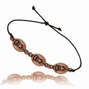 Monkey Oval Adjustable Triple Bracelet