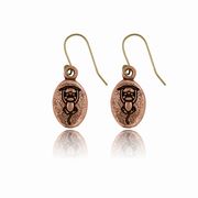 Monkey Oval Earrings