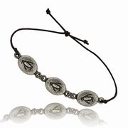 Penguin Oval Adjustable Triple Bracelet