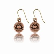 Crab Round Earrings