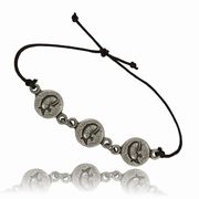 Armadillo Round Adjustable Triple Bracelet