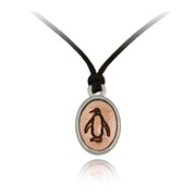 Penguin Mini-Elegance Oval Adjustable Silk Pendant