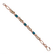 Roadrunner Simulated Stone Link Bracelet