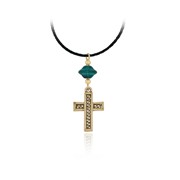 Bordered Cross Pendant