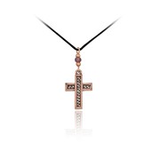 Bordered Cross Pendant