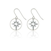 Ring and Small Star Burst Earrings