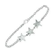 Triple Star Chain Bracelet