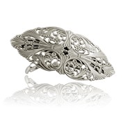 Lace Filigree Oval Barrette