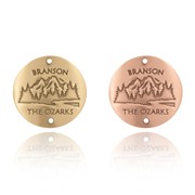 Branson The Ozarks and Mountain Scene Souvenirs Medallion