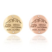 Denali National Park AK Hiking Medallion
