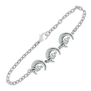 Astronaut Moon Triple Bracelet