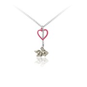 Fish and Heart Pendant