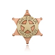 Star Arizona Ranger Badge with Overlay