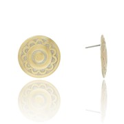 Treasures Maze Design Post Earrings