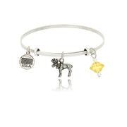 Moose Adjustable Bangle Bracelet