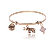 Elephant Adjustable Bangle Bracelet