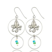 Octopus Charm Earrings