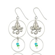 Octopus Charm Earrings