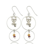 Monkey Charm Earrings