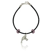 I Heart Manatee Braided Bracelet