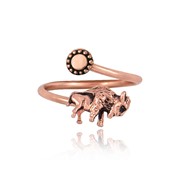 Adjustable Wire Buffalo Ring