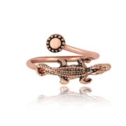 Adjustable Wire Alligator Ring