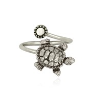 Turtle Wire Bypass Ring Adjustable