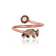 Adjustable Wire Armadillo Ring