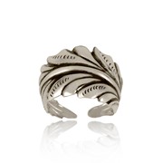 Fancy Leaf Ajustable Ring