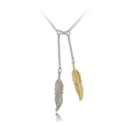 Feather Double Drop Pendant