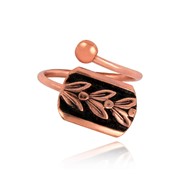 Olive Leaf Adjustable Bypass Ring