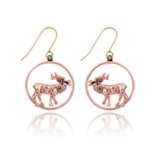 Elk Ring Earrings