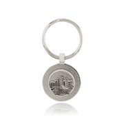 Boston Skyline Tab Key Ring