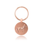 Wolf Tab Key Ring