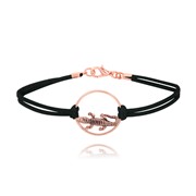 Alligator Ring Cord Bracelet