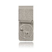 Moose Ring Hinged Money Clip