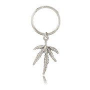 Marijuana Leaf Key Chain