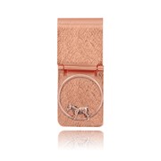 Zebra Ring Hinged Money Clip