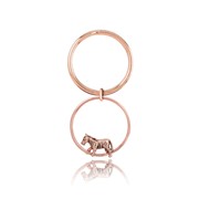 Zebra Ring Key Ring