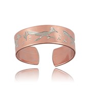 Roadrunner Two-Tone Adjustable Ring