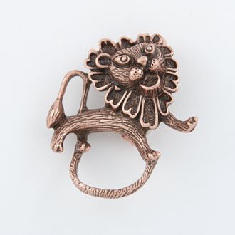 Lion Eyeglass Pin