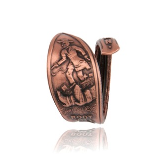 Dodge City Boothill Gunslinger Spoon Ring