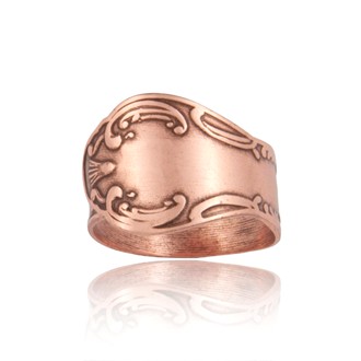 Border Spoon Adjustable Ring