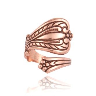 Border Spoon Adjustable Ring