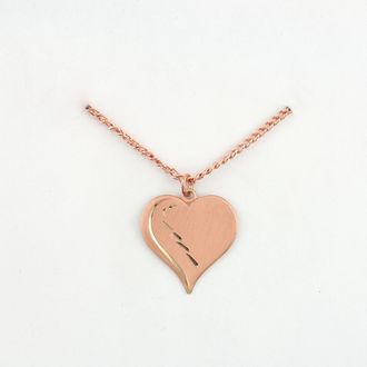 Engraved Heart Neck