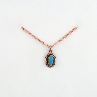 Oval Simulated Stone Neck