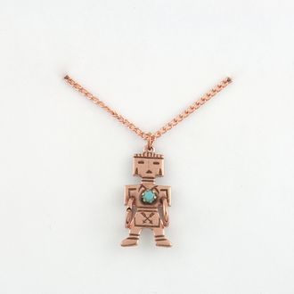 Tribal Doll Pendant with Rhinestone